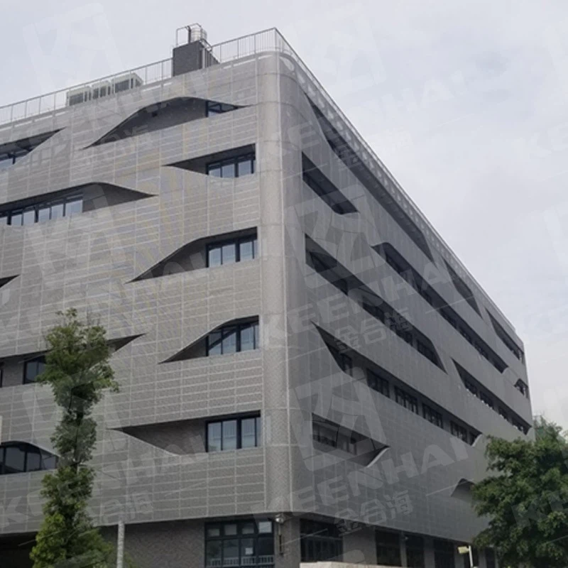 Perete exterior din metal perforat din aluminiu